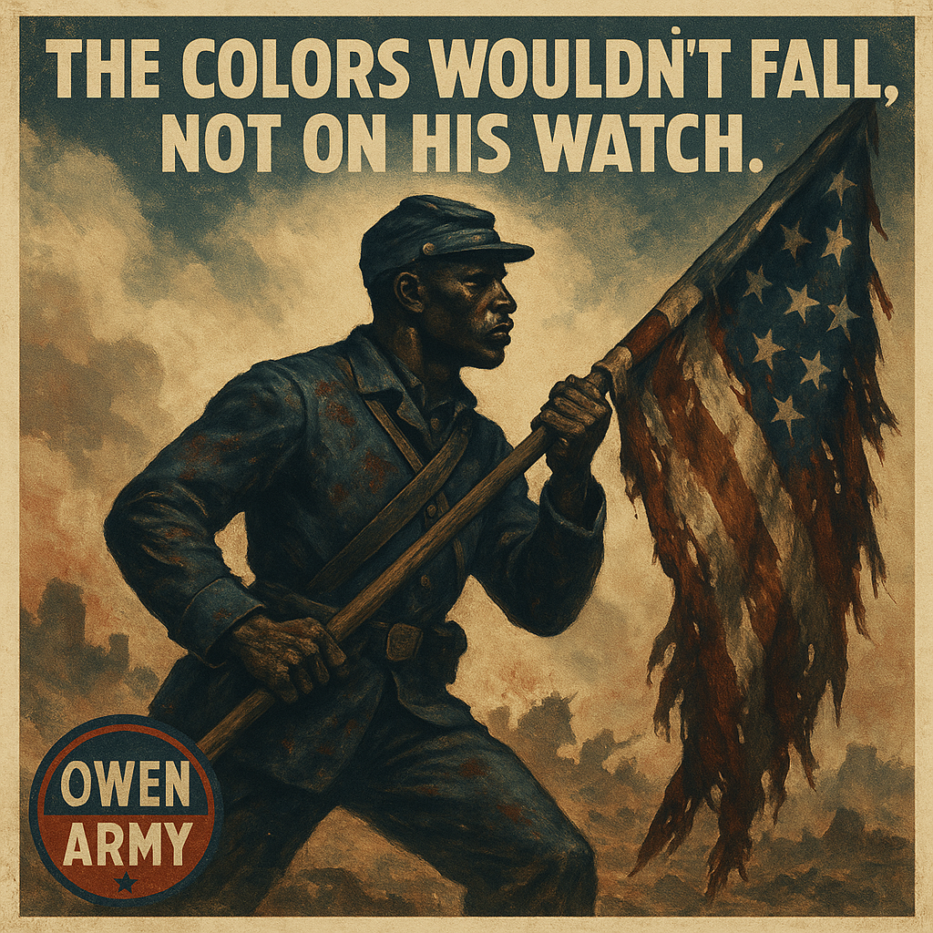 Alfred B. Hilton, Medal of Honor Color Bearer at Fort Wagner