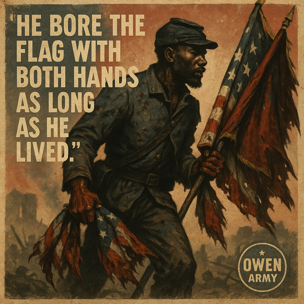 Alfred B. Hilton and the Civil War Flag at Fort Wagner