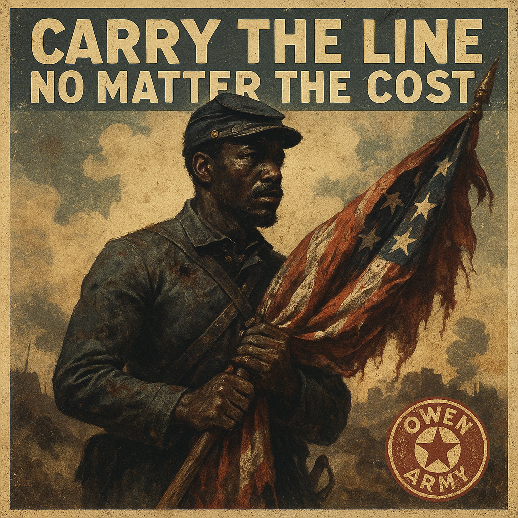 Alfred B. Hilton and the Flag He Carried at Fort Wagner