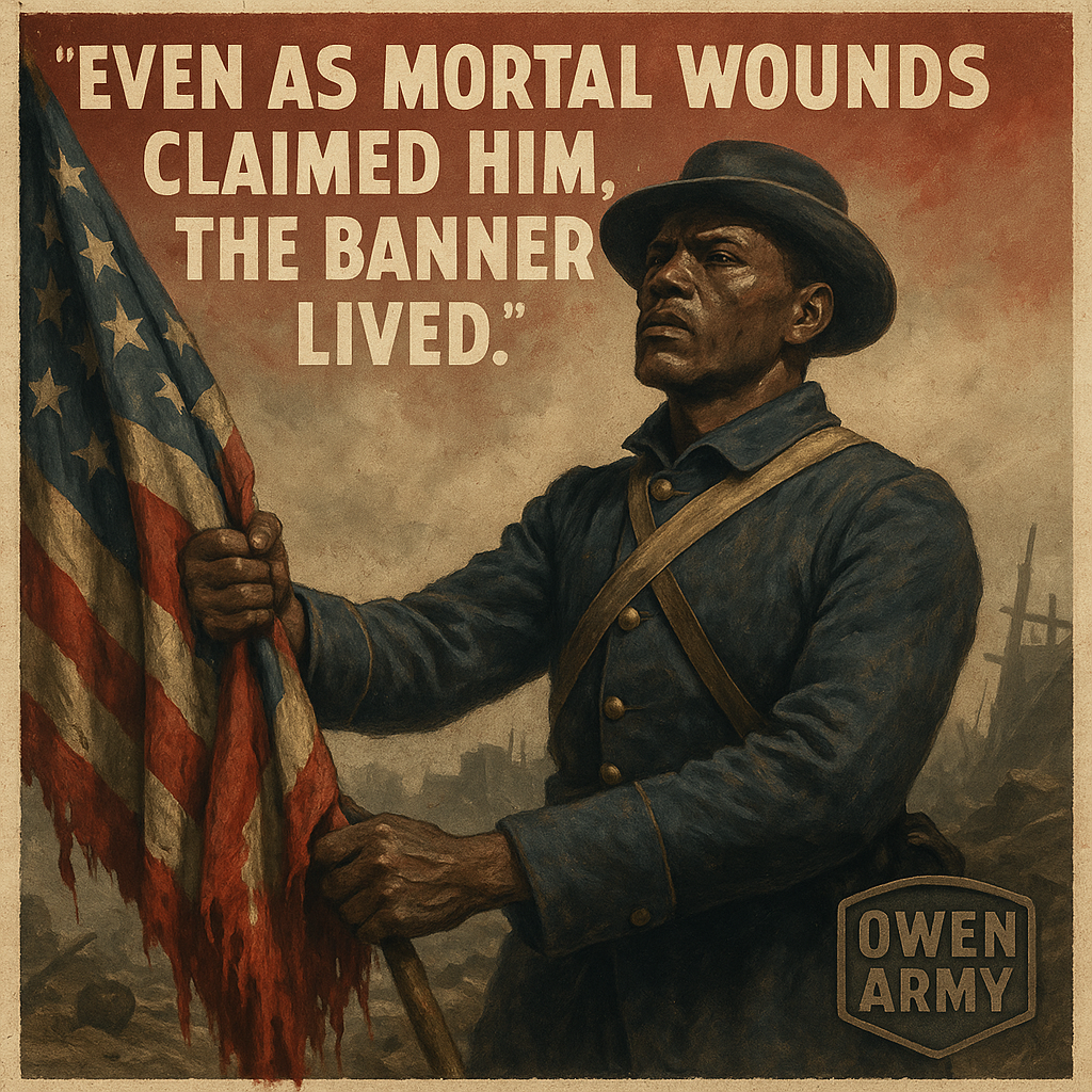 Alfred B. Hilton’s Last Stand Holding the Flag at Fort Wagner