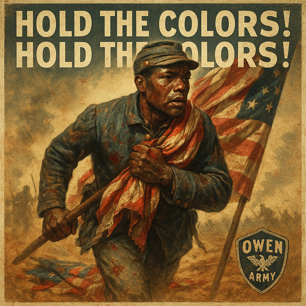 Alfred B. Hilton Saved the Colors at Fort Wagner, 1863
