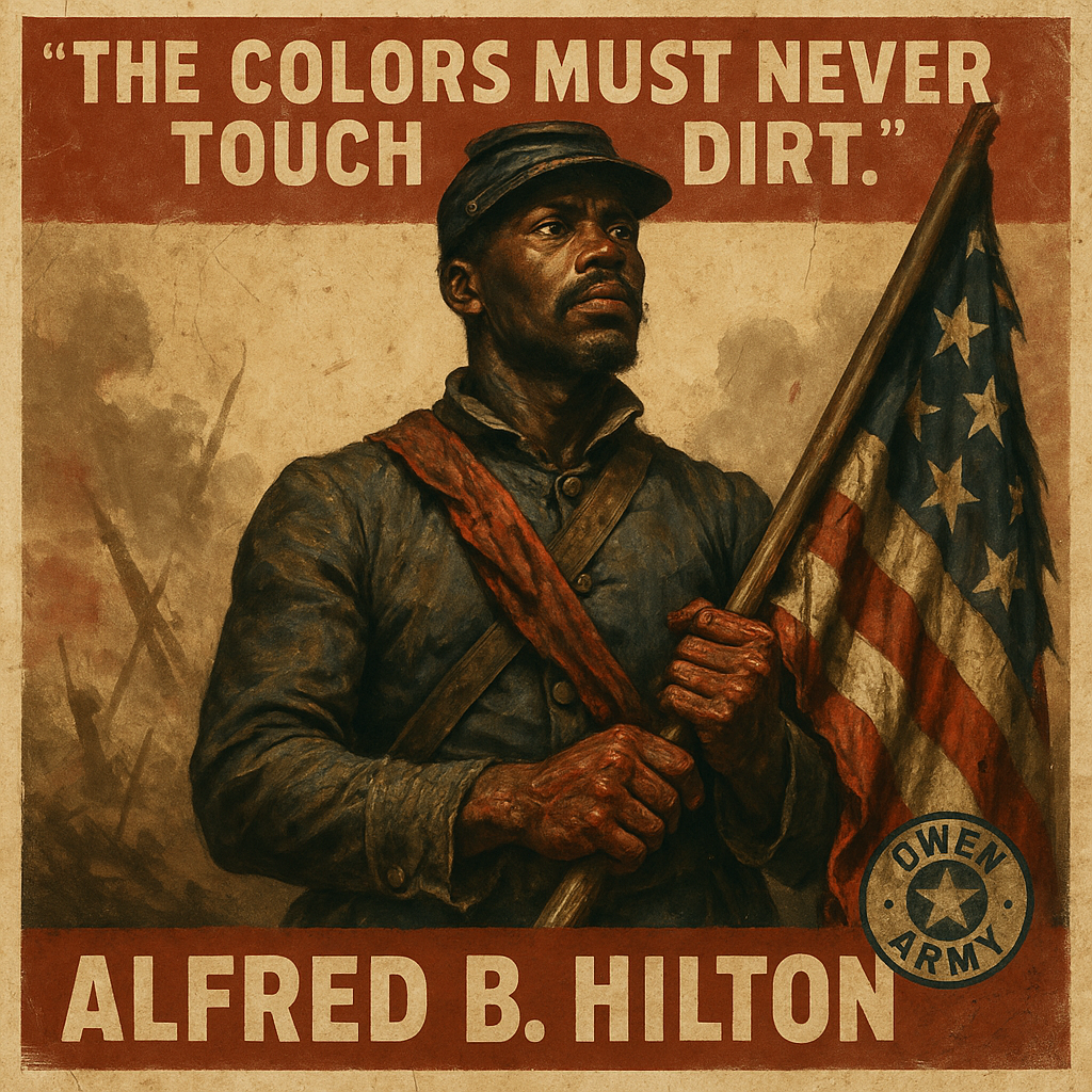 Alfred B. Hilton, Fort Wagner Flag Bearer and Medal of Honor Recipient