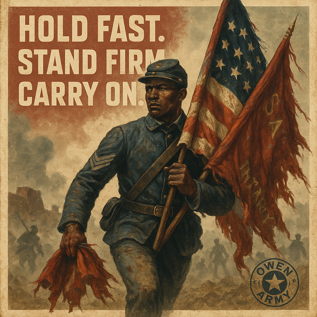 Alfred B. Hilton's Medal of Honor for Holding Colors at Fort Wagner