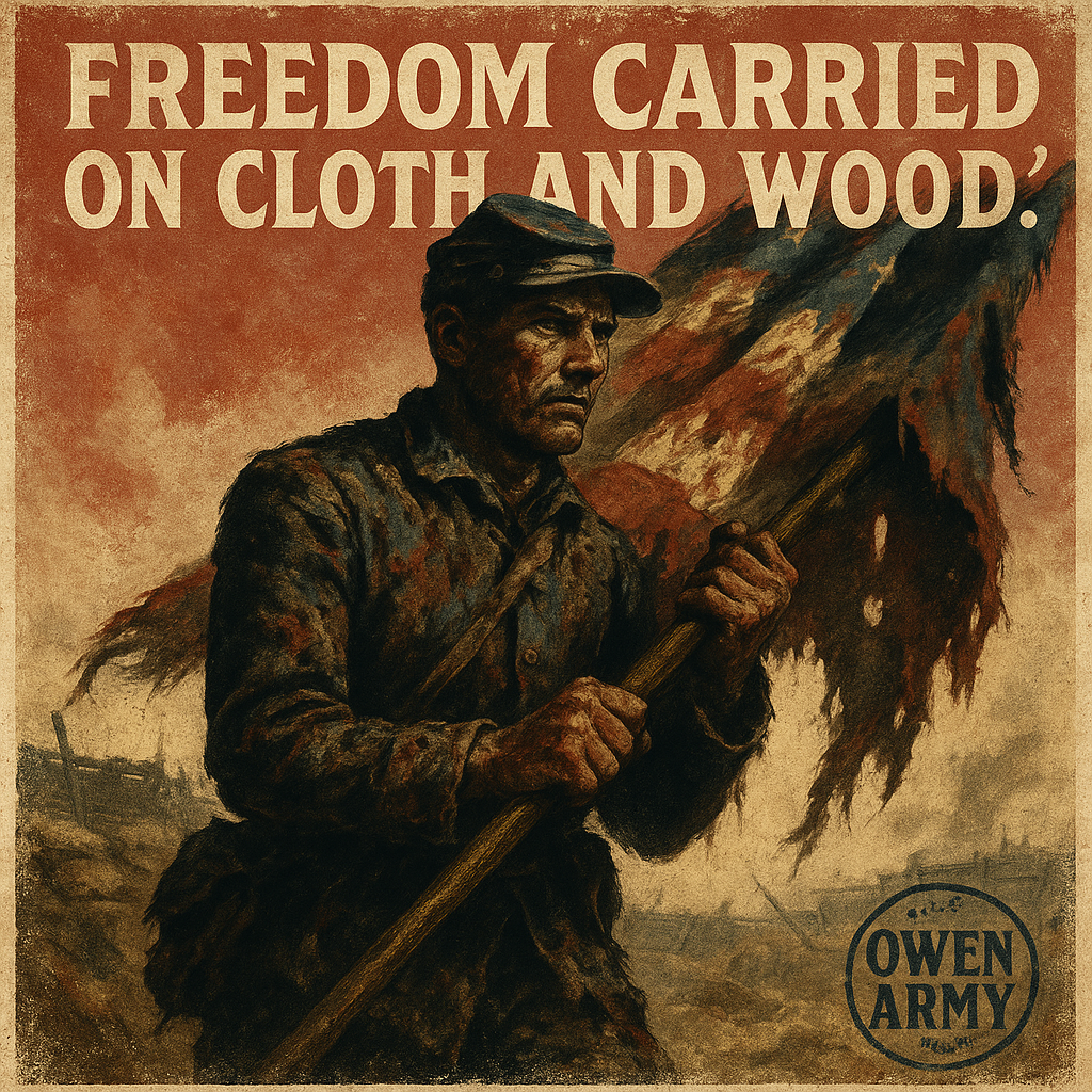 Alfred B. Hilton Civil War Flag Bearer, Medal of Honor Recipient