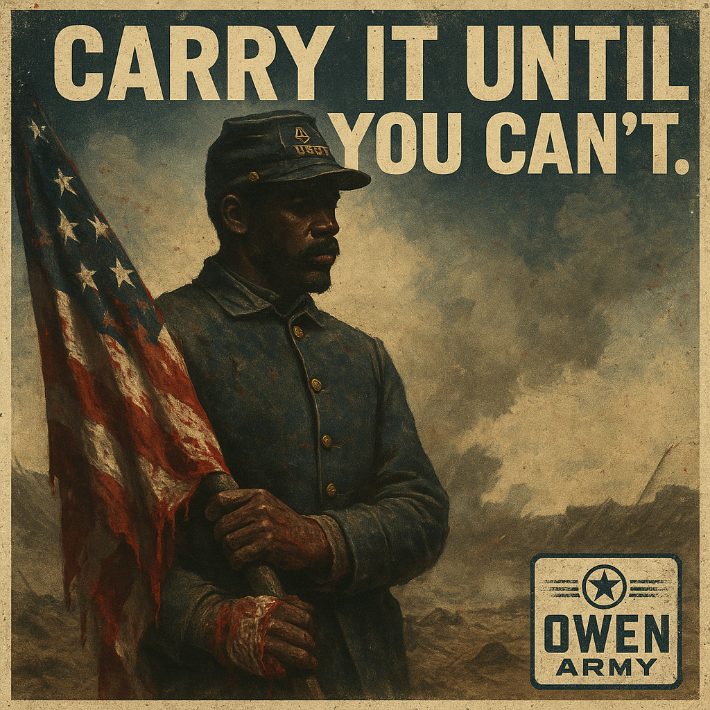 Alfred B. Hilton carried the colors at Fort Wagner
