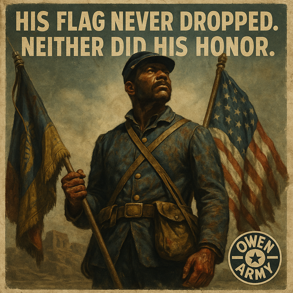 Alfred B. Hilton, the Color Bearer Who Held the Flag