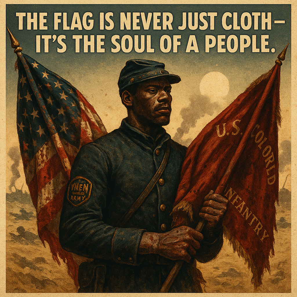 Alfred B. Hilton's Final Stand Carrying the Colors at Fort Wagner