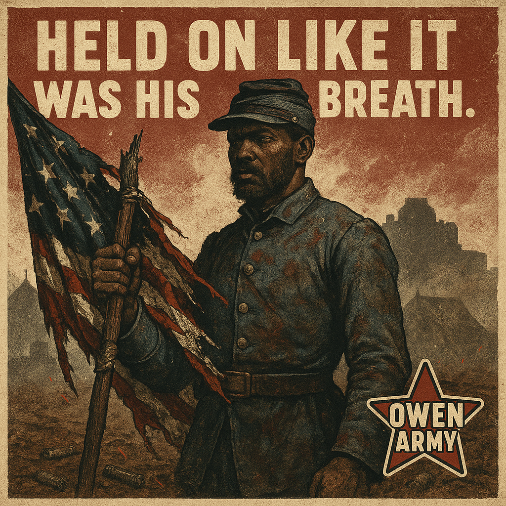 Alfred B. Hilton's Sacrifice in Holding the Colors at Fort Wagner