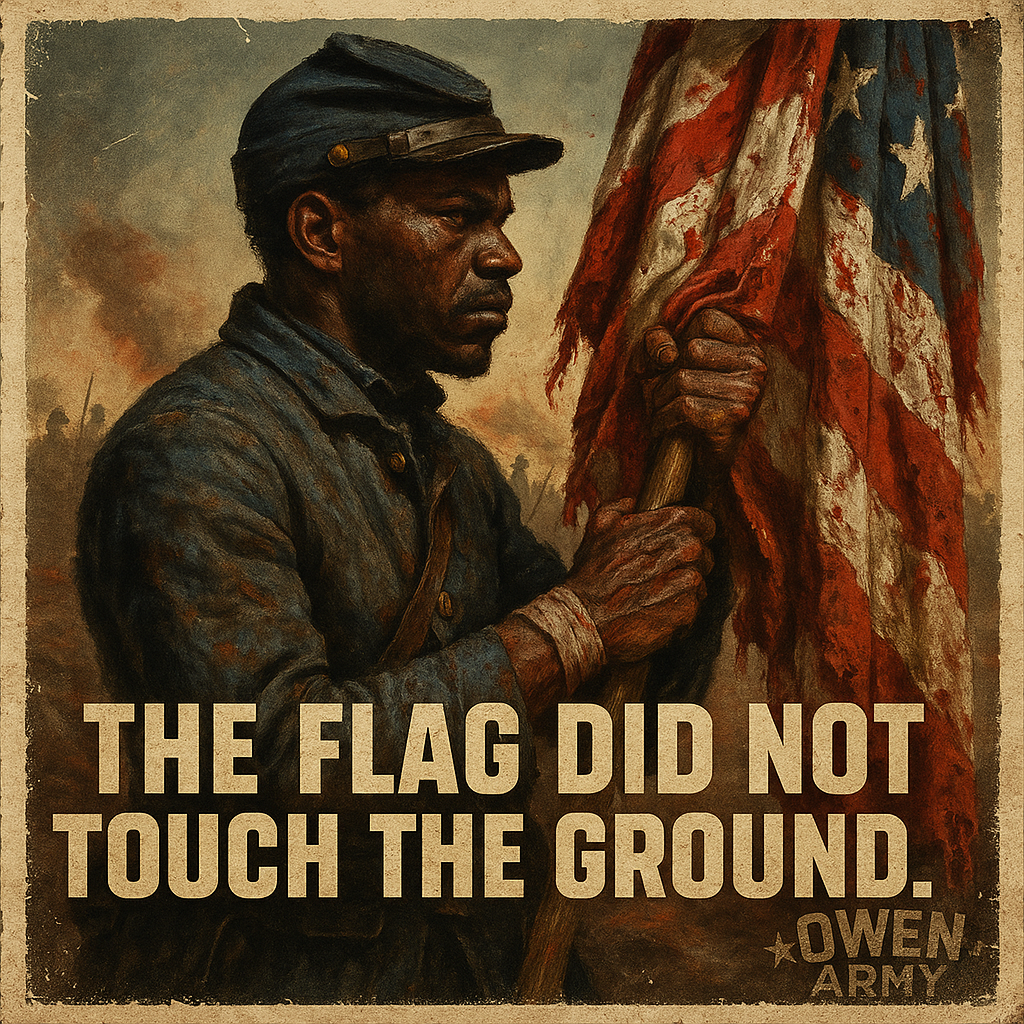 Alfred B. Hilton and the colors that would not fall at Fort Wagner