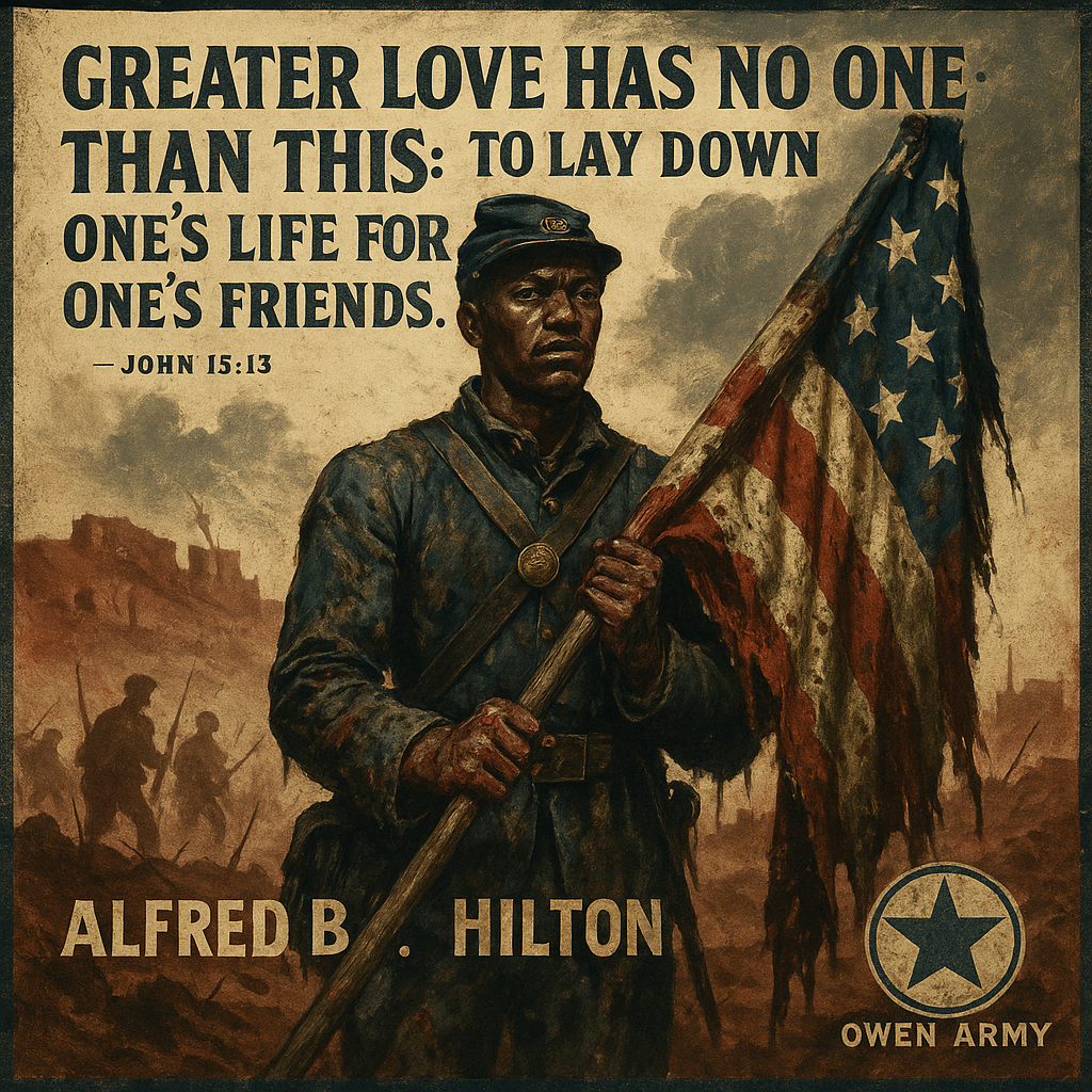 Alfred B. Hilton's courage at Fort Wagner and Medal of Honor