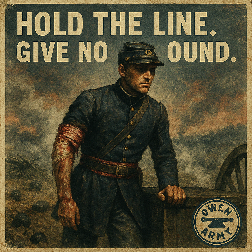 Alonzo Cushing's Stand Holding Cemetery Ridge at Gettysburg