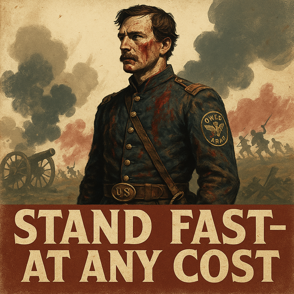 Alonzo Cushing's stand on Cemetery Ridge at Gettysburg