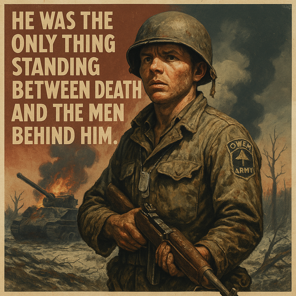 Audie Murphy's stand at Holtzwihr that earned him the Medal of Honor