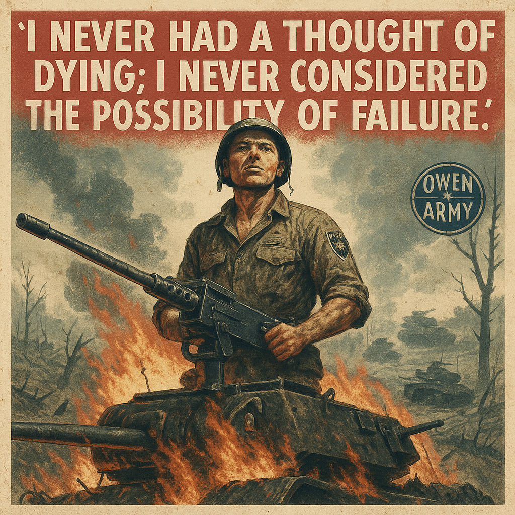 Audie Murphy's Medal of Honor Stand at Holtzwihr, 1945