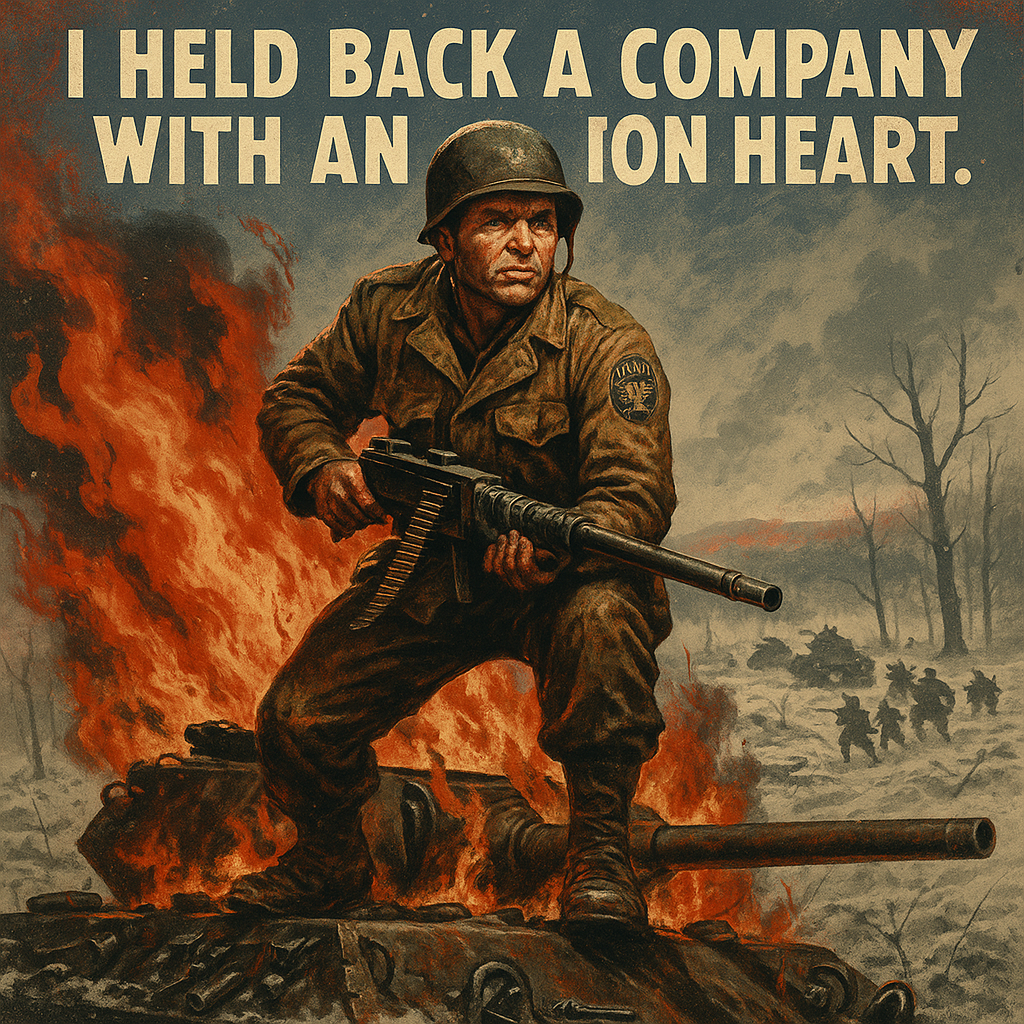 Audie Murphy's Medal of Honor Moment on a Burning Tank