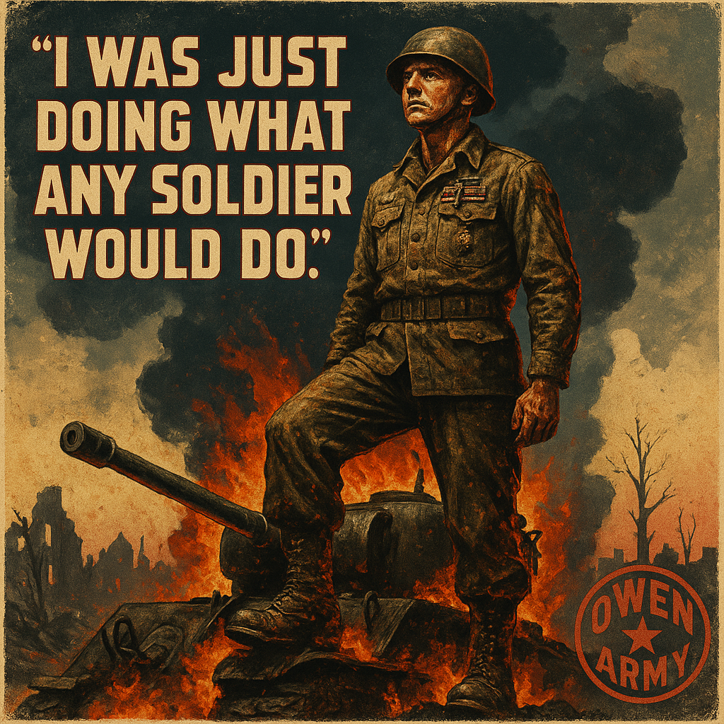 Audie Murphy's Medal of Honor-winning Stand at Holtzwihr 1945