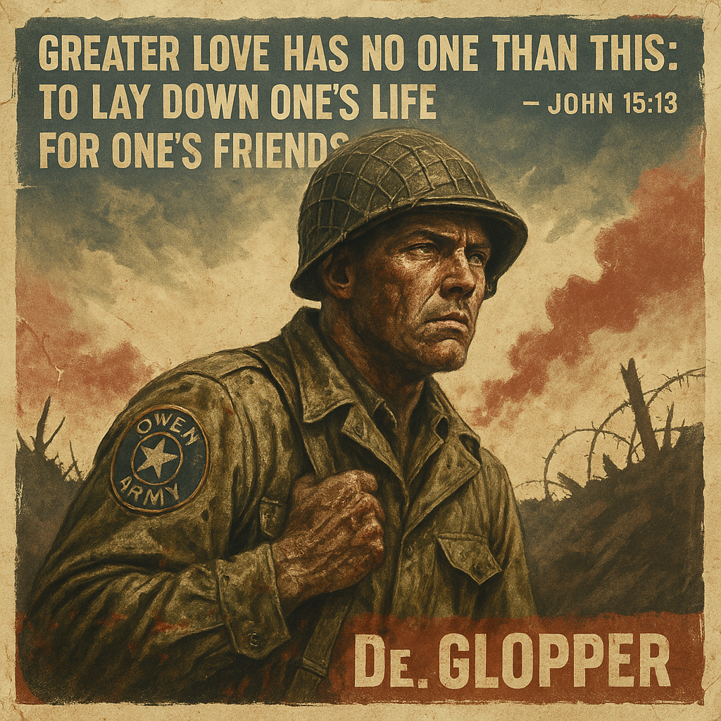 Charles DeGlopper Medal of Honor Recipient at Saint-Lô in Normandy