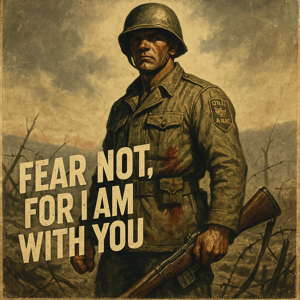 Medal of Honor recipient Clifford C. Sims at Yonchon, 1951