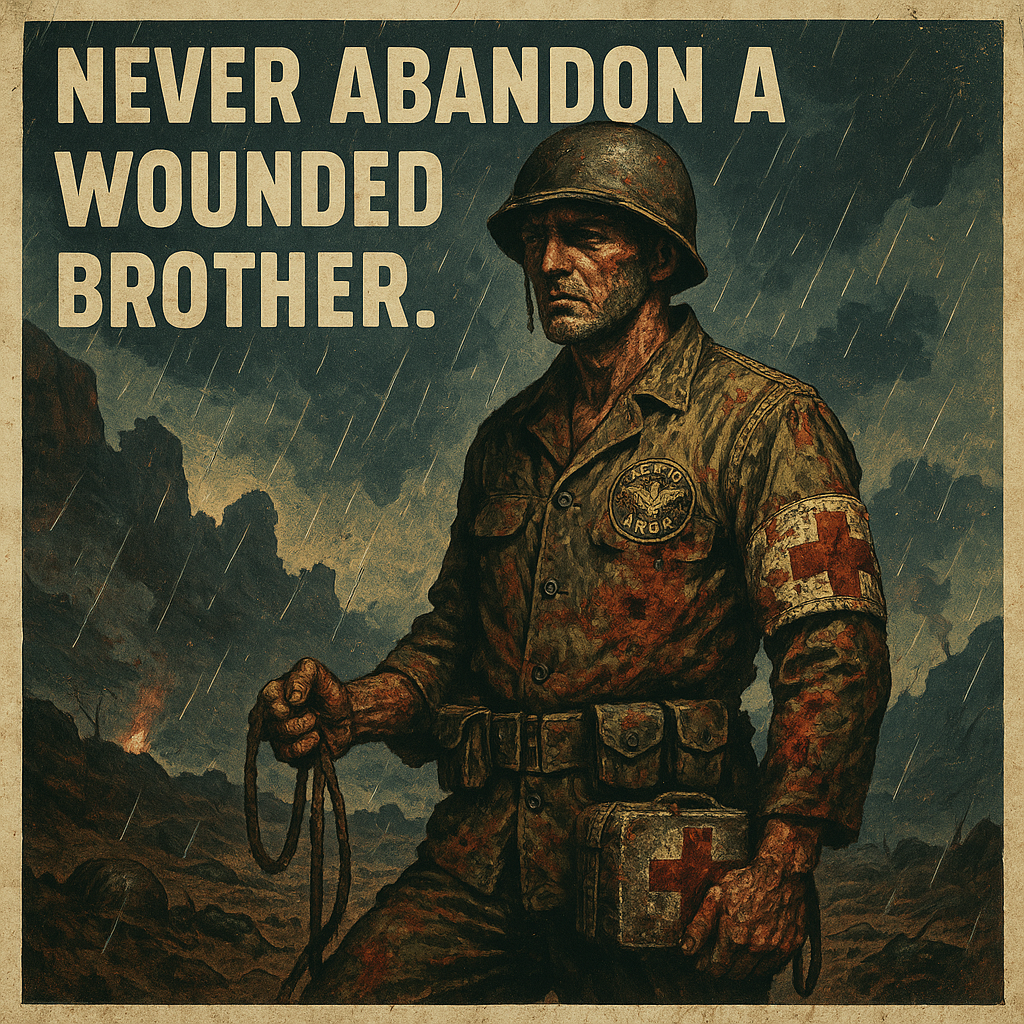 Desmond Doss WWII medic who saved 75 men at Hacksaw Ridge, Okinawa