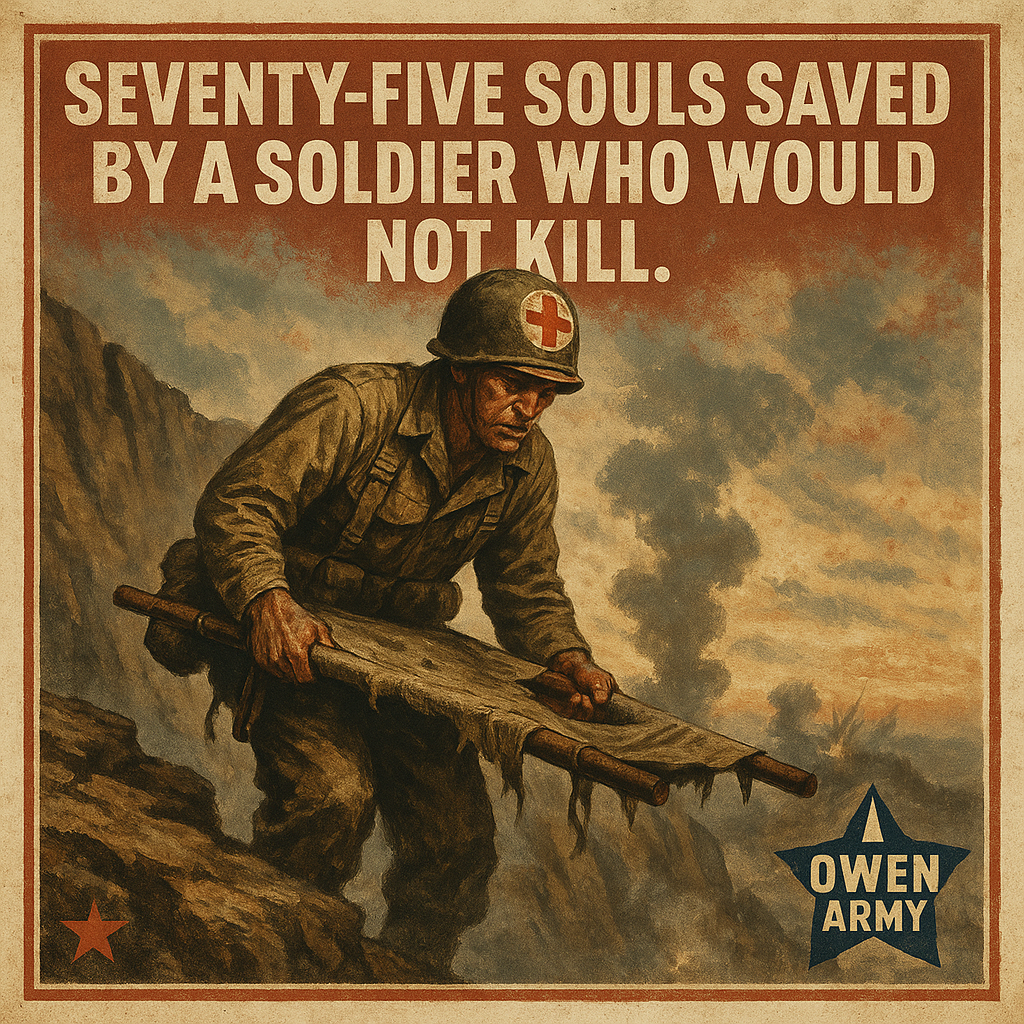 Desmond Doss Unarmed WWII Medic Who Saved 75 Men on Okinawa