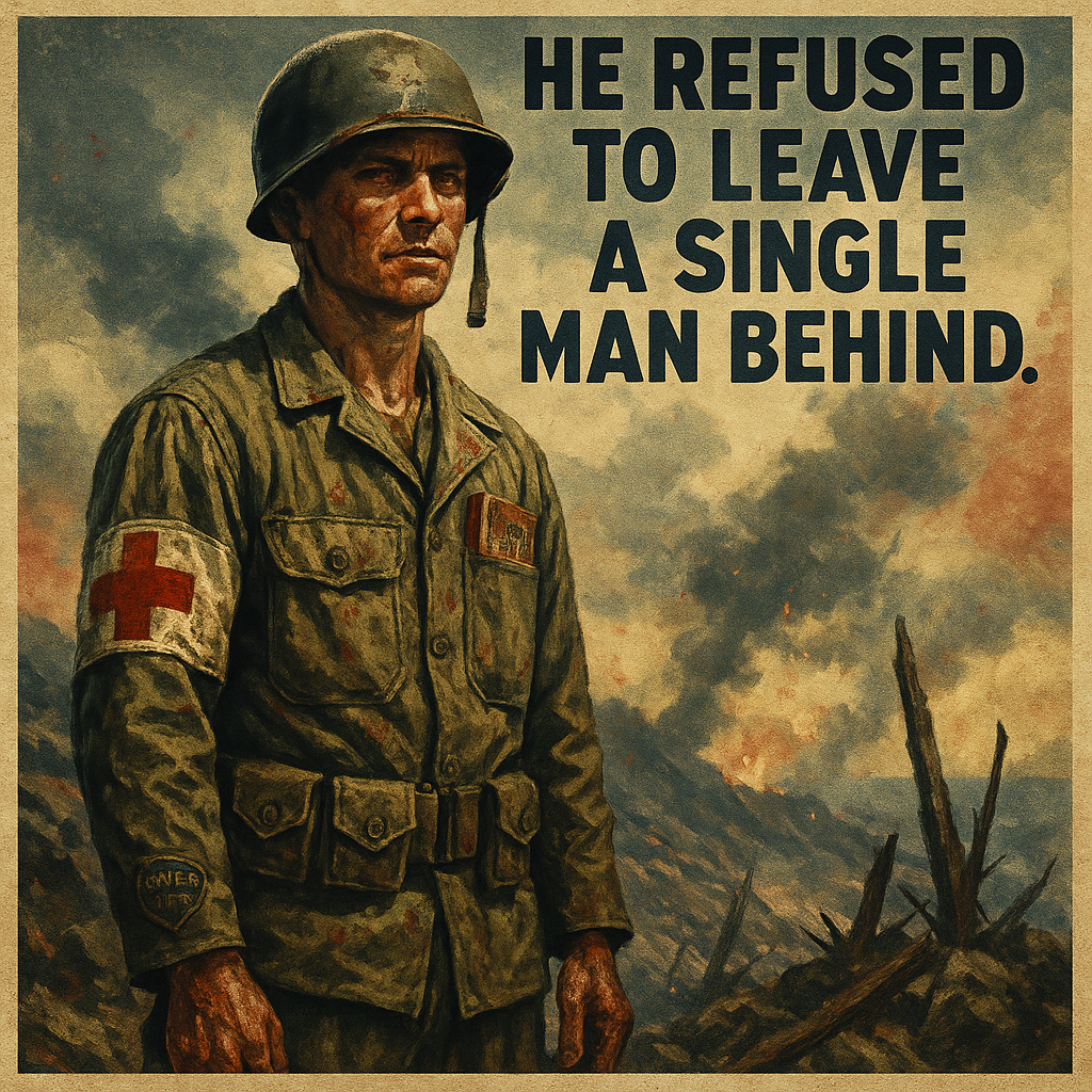 Desmond Doss, unarmed medic who saved 75 at Hacksaw Ridge