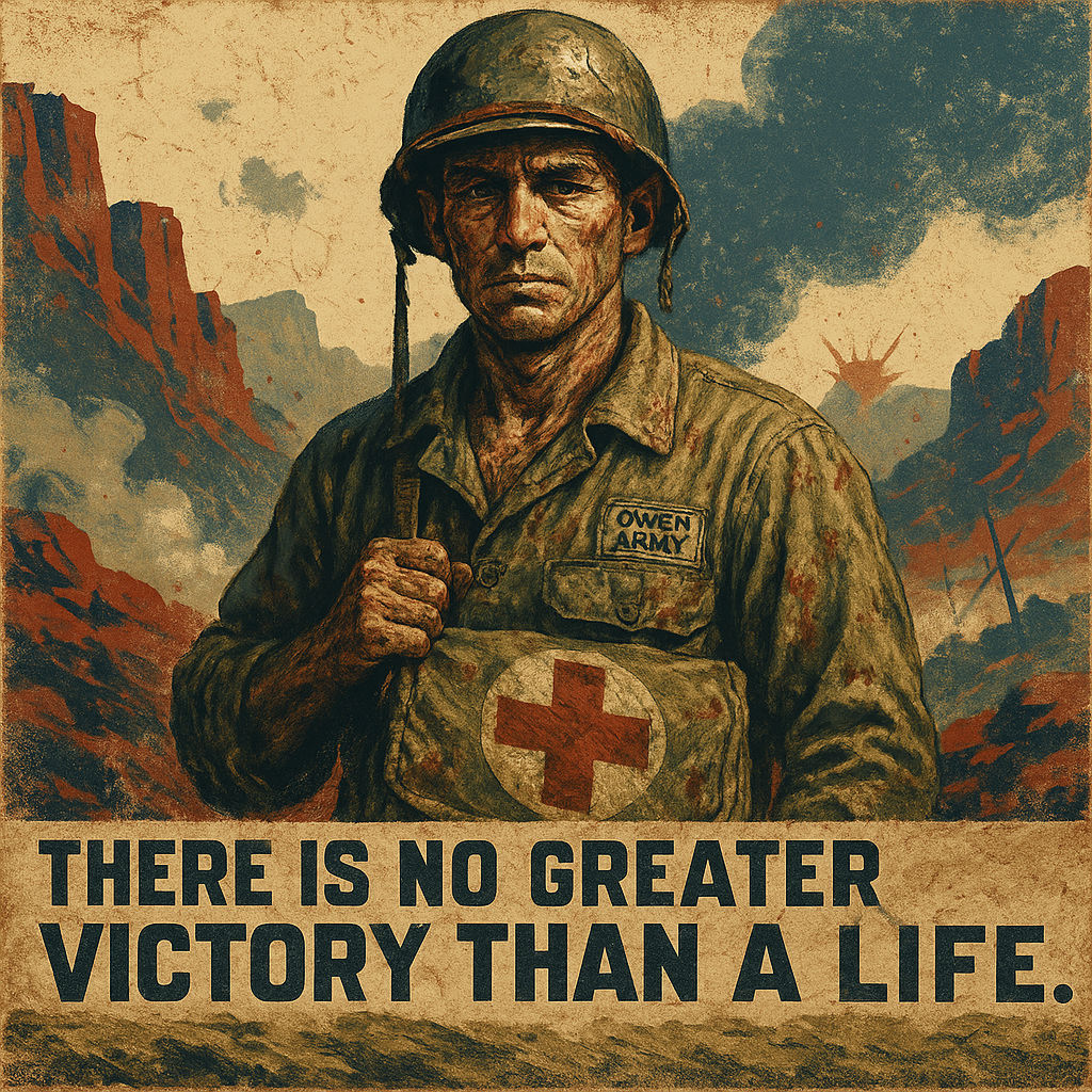 Unarmed WWII Medic Desmond Doss Saved 75 Men at Hacksaw Ridge