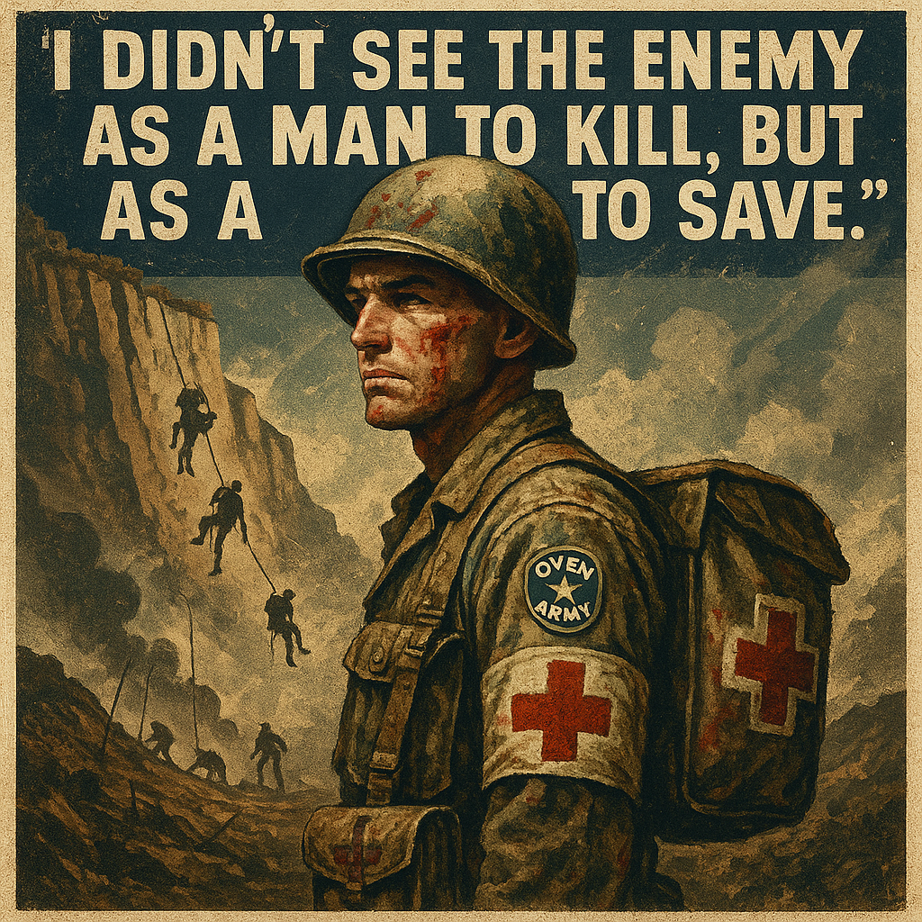 Desmond Doss, the unarmed medic who saved 75 at Hacksaw Ridge