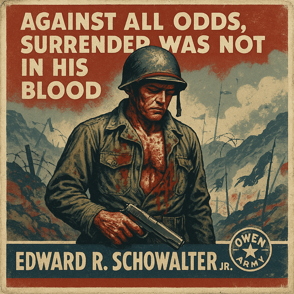 Medal of Honor recipient Edward R. Schowalter Jr. at Chipyong-ni