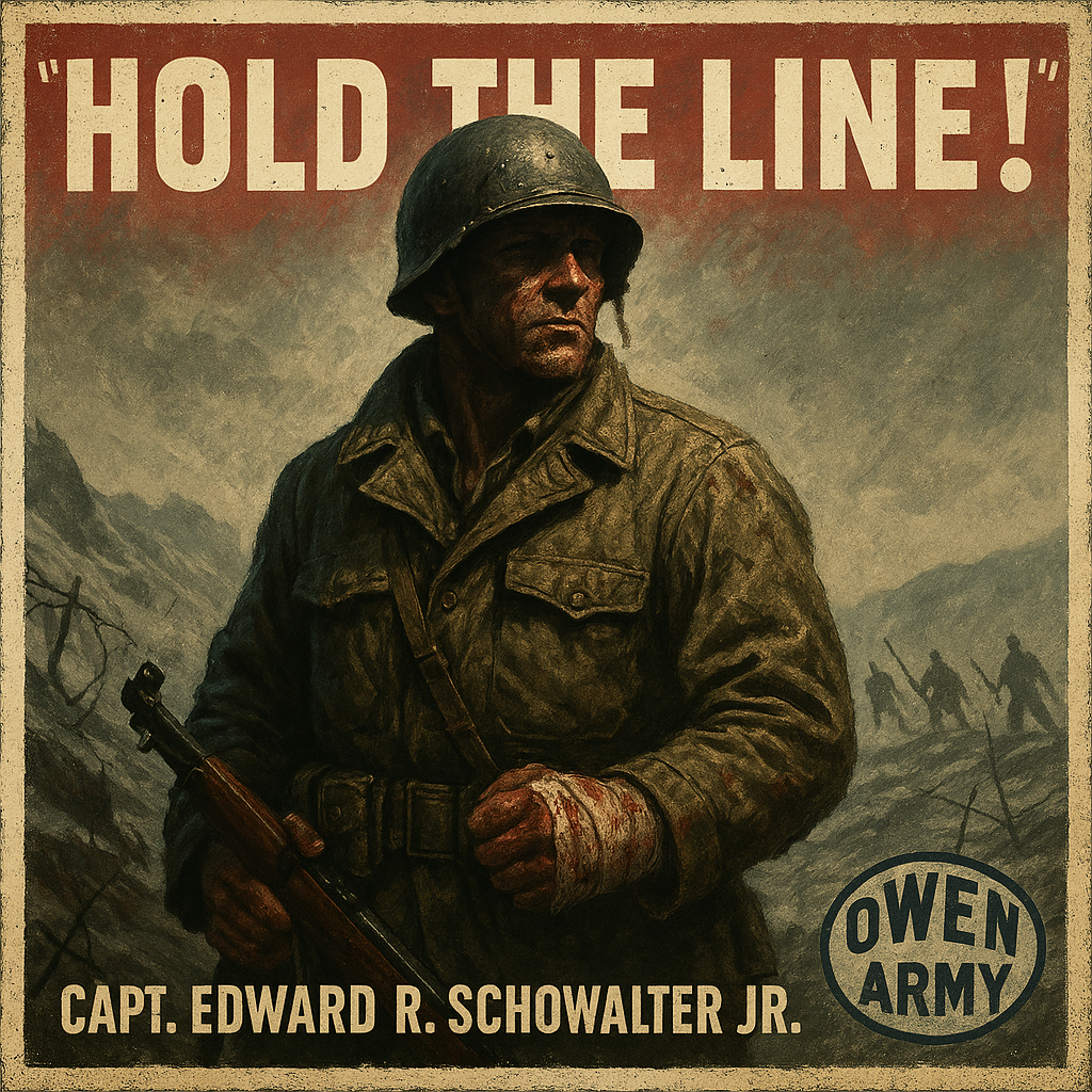 Captain Edward R. Schowalter Jr. Held the Line at Kanmubong Ridge