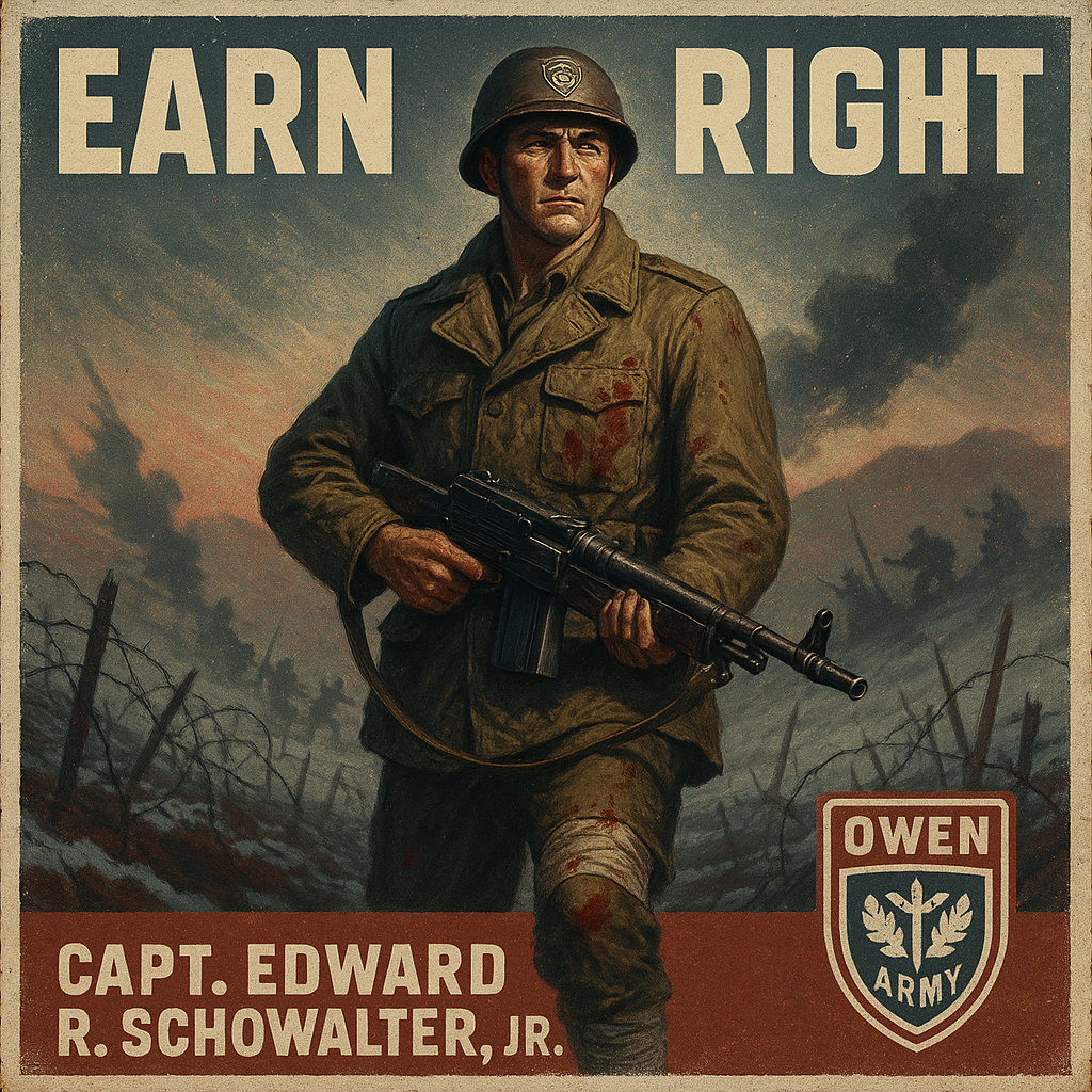 Edward R. Schowalter Jr.'s Medal of Honor Stand at Outpost Harry