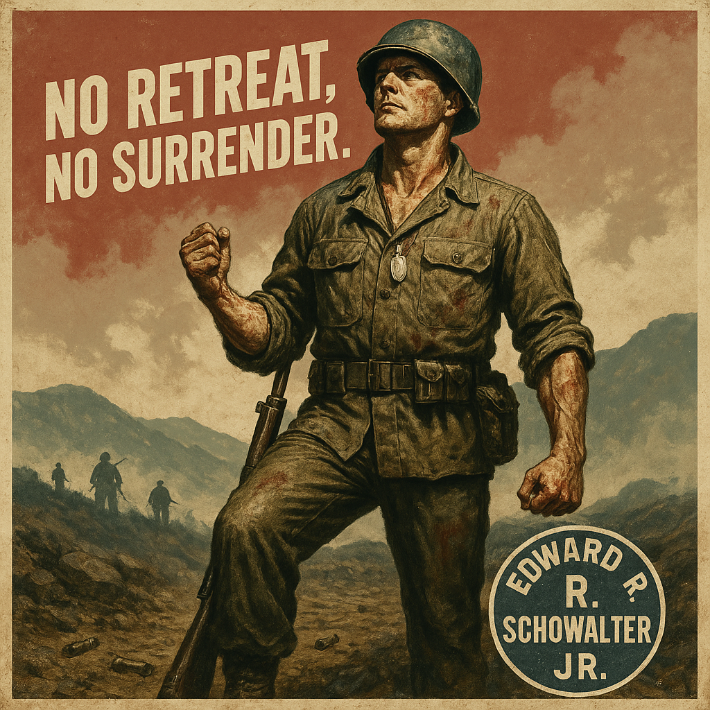 Edward R. Schowalter Jr. Holds the Line at Imjin River, Korean War