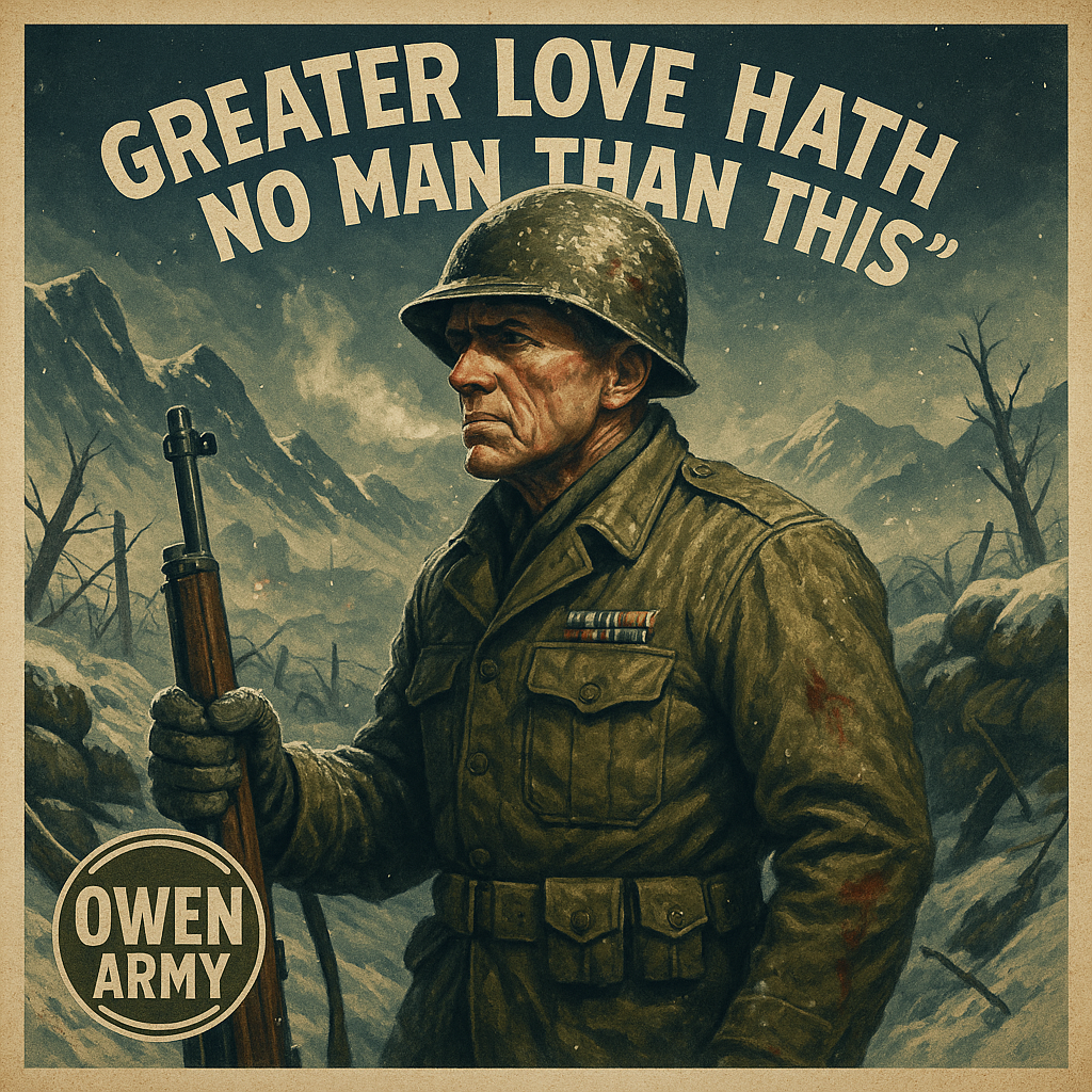 Captain Schowalter's Stand at Outpost Mesa in Korea