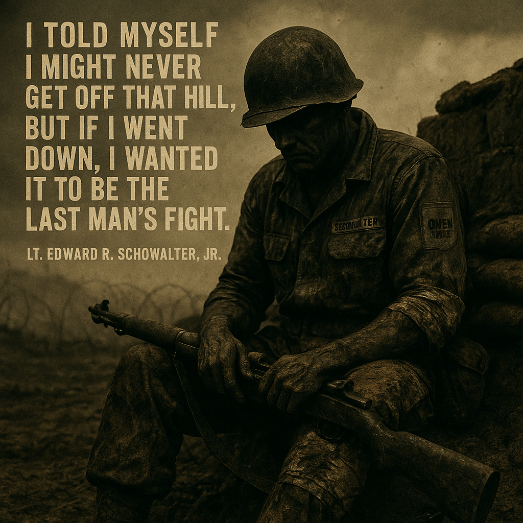 Edward R. Schowalter Jr., Medal of Honor Recipient at Hill 605