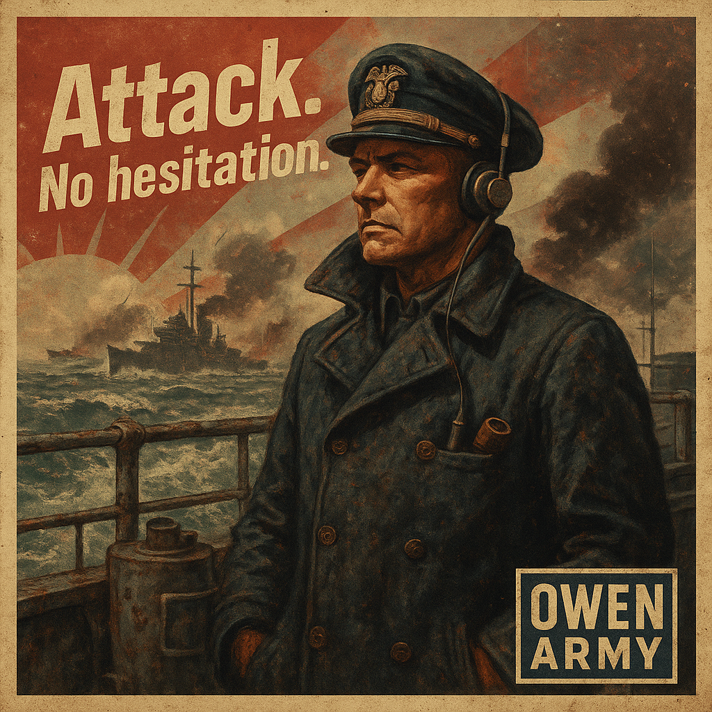 Captain Ernest E. Evans and USS Johnston at Samar, 1944