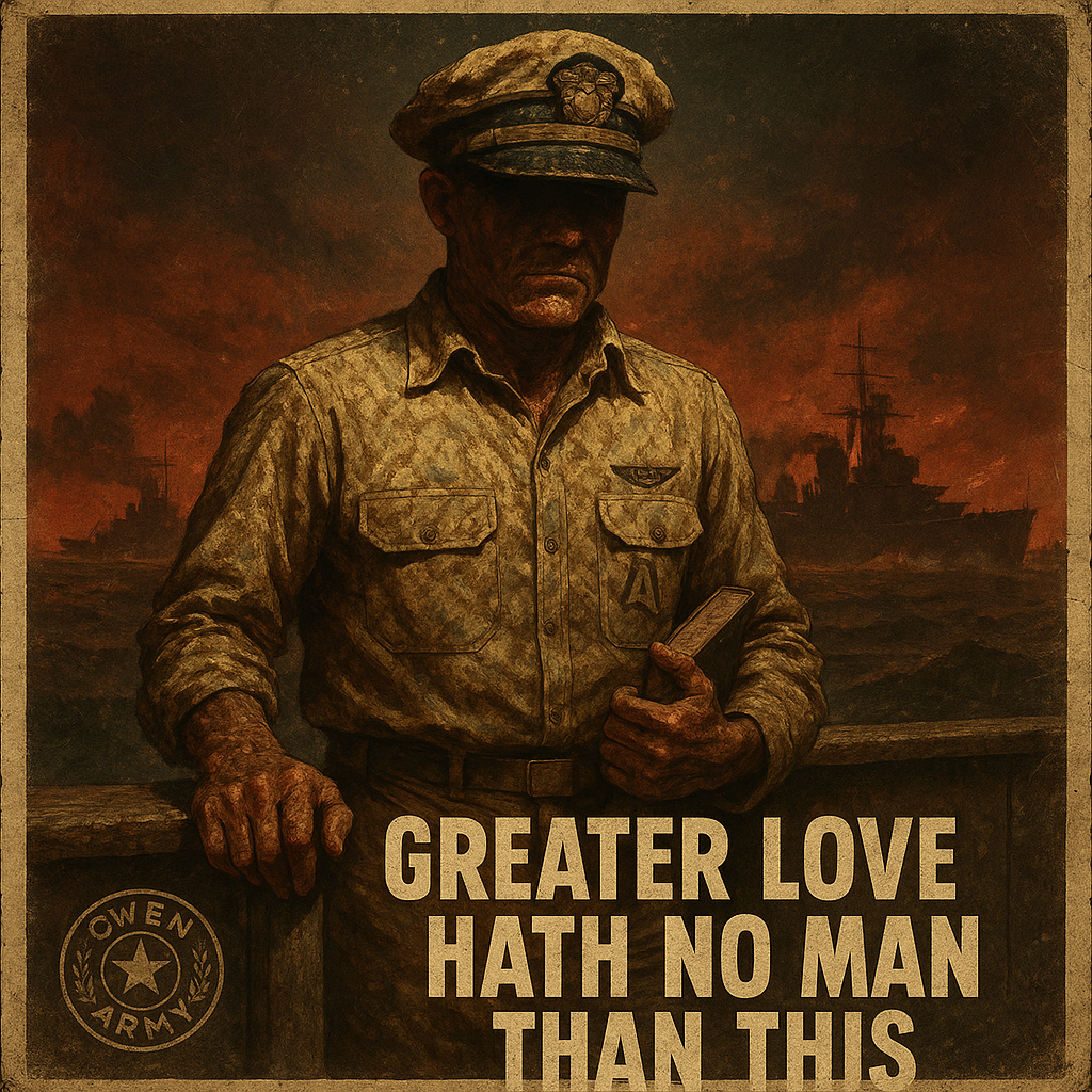 Medal of Honor hero Ernest E. Evans at the Battle off Samar