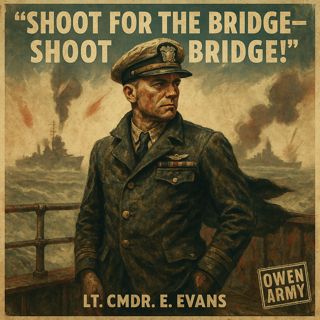 How Ernest E. Evans Saved Carriers at the Battle off Samar