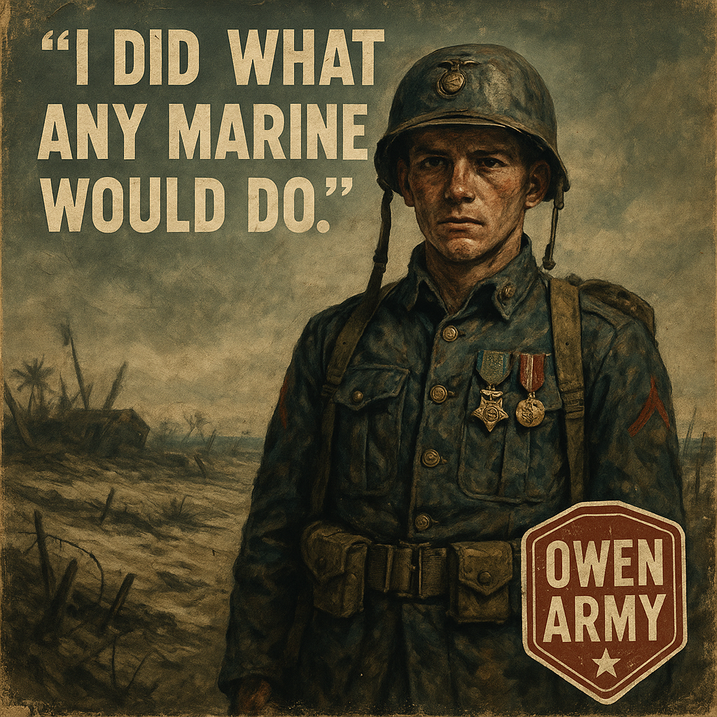 Jacklyn Harold Lucas, the Boy Who Dove on Grenades at Tarawa