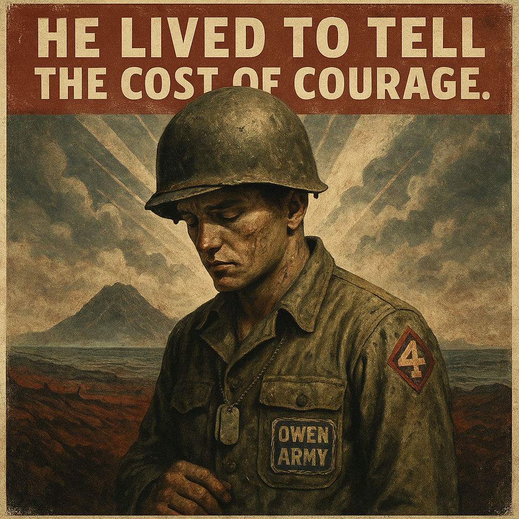 Young Medal of Honor Recipient Jack Lucas at Iwo Jima