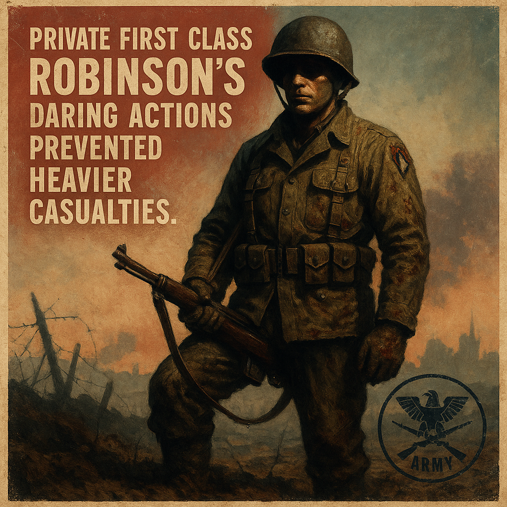 James E. Robinson Jr., WWII Medal of Honor Hero at Chambois