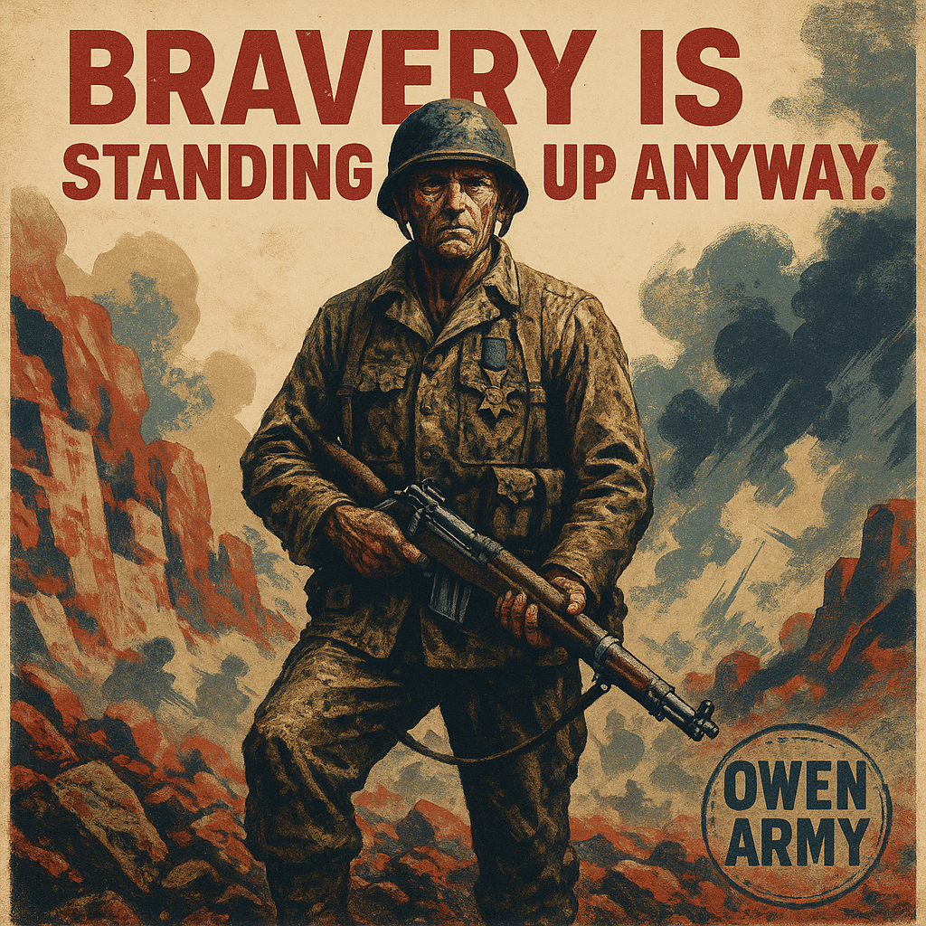 James E. Robinson Jr. Medal of Honor at Climbach Quarry