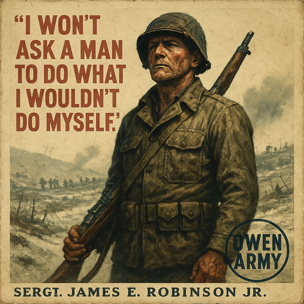 Sergeant James E. Robinson Jr., Medal of Honor recipient in Italy