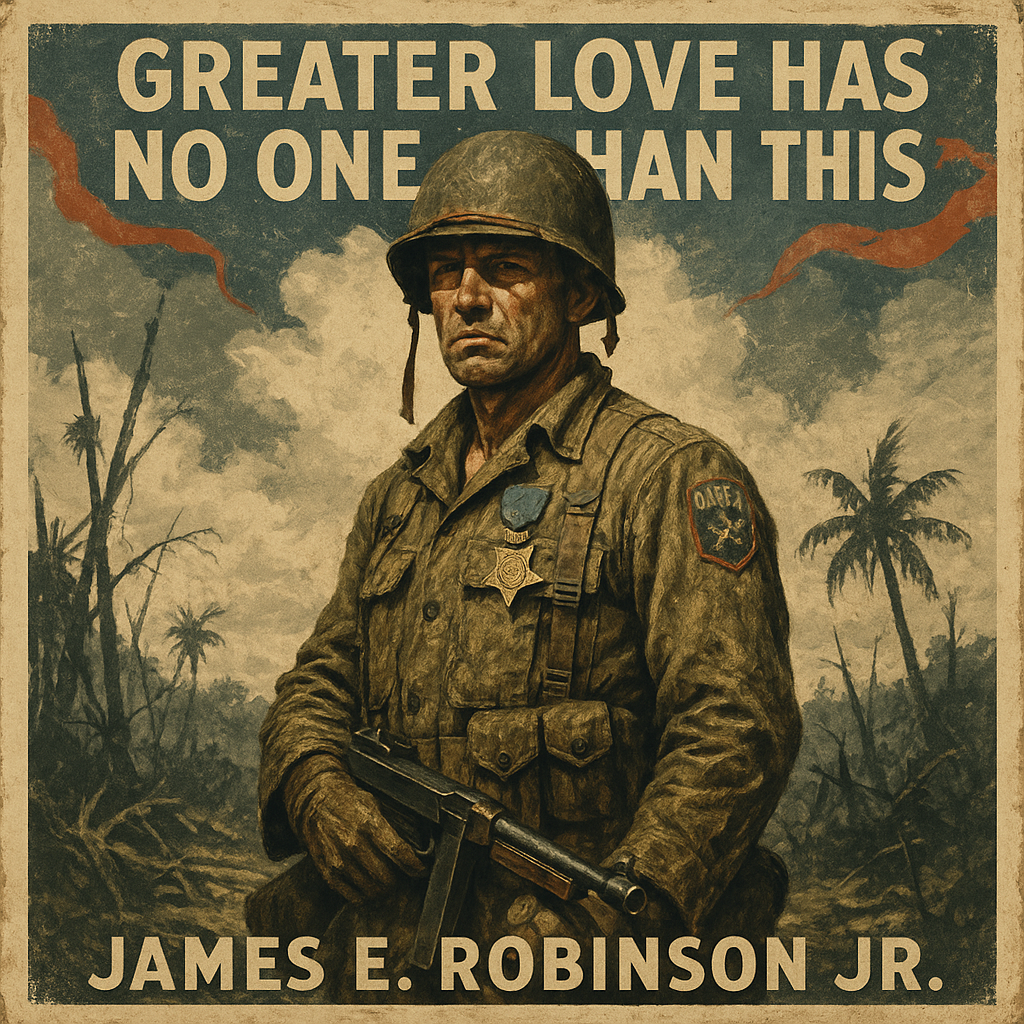 James E. Robinson Jr. Medal of Honor Hero at Leyte, Philippines