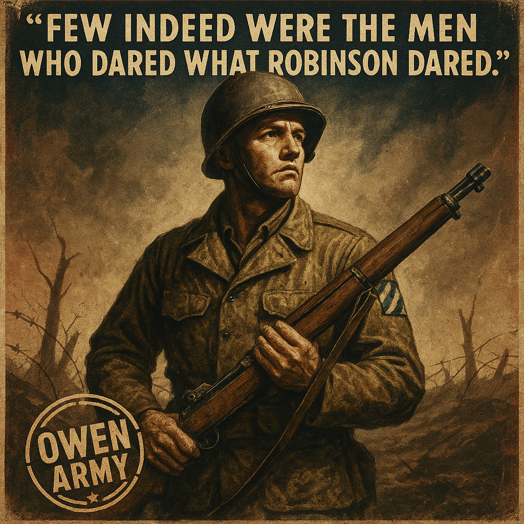 James E. Robinson Jr. WWII Medal of Honor Hero of the 3rd Infantry