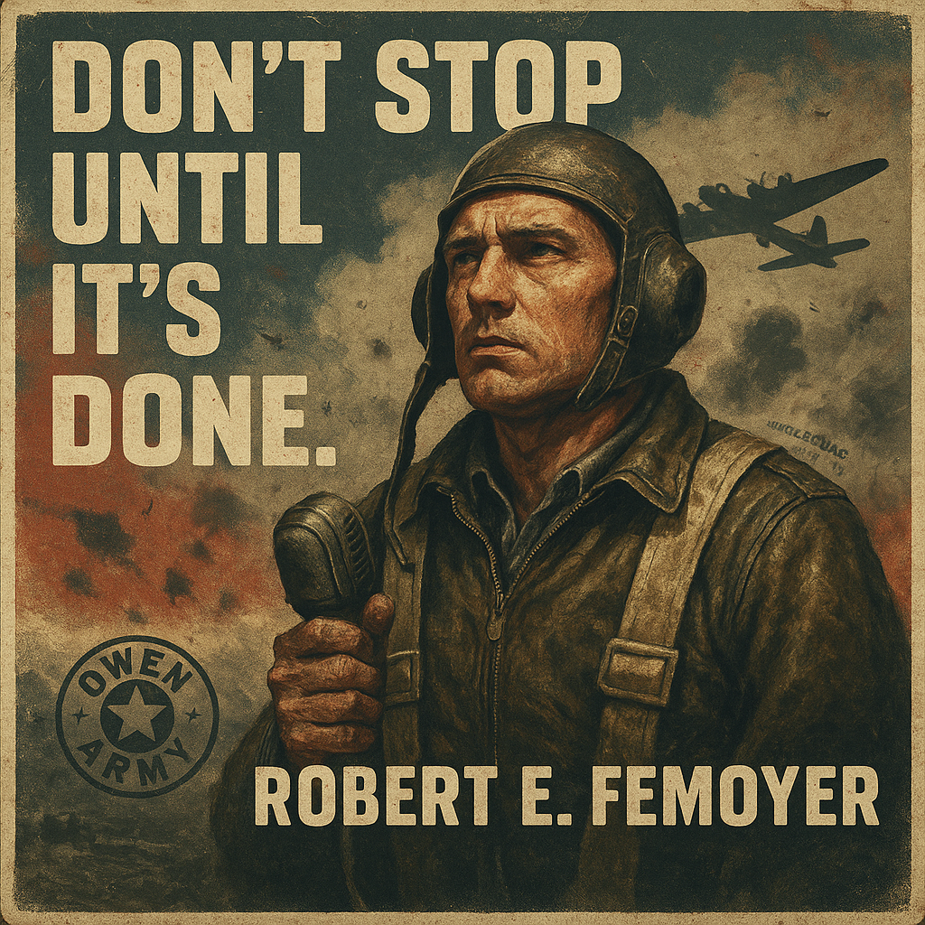 Robert E. Femoyer, Medal of Honor Bomber Who Kept Calling Coordinates