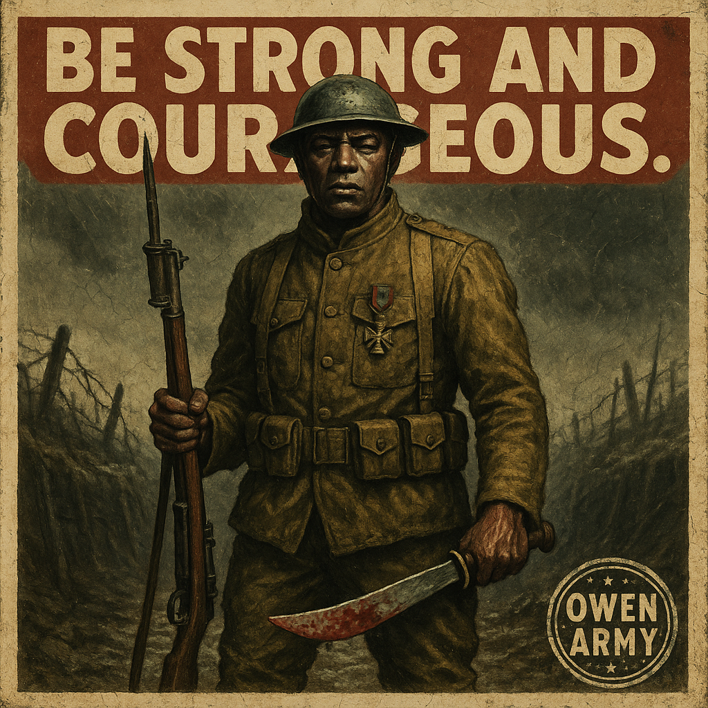 Sgt Henry Johnson, Harlem Hellfighter, Stands in Argonne
