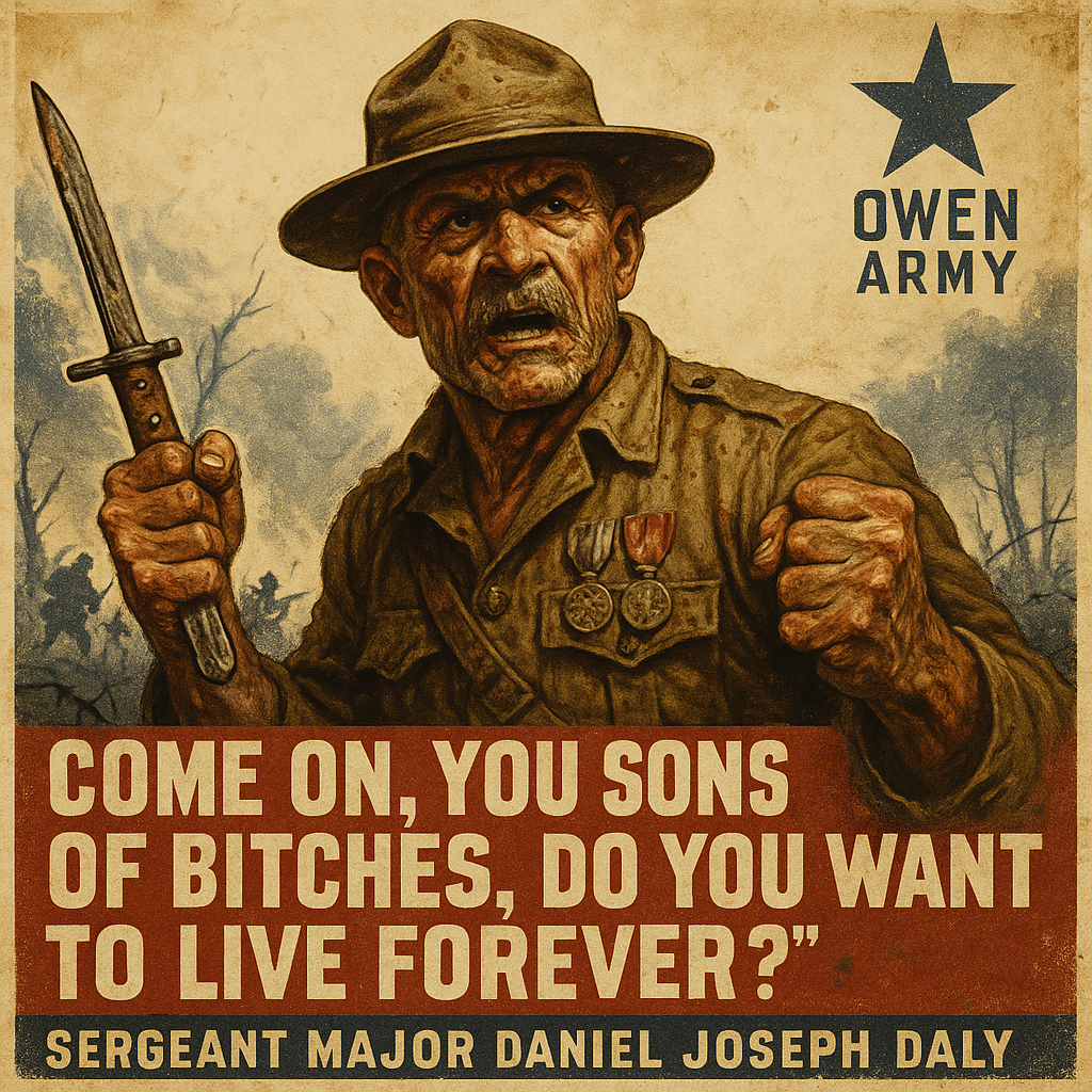 Daniel Joseph Daly Belleau Wood Marine Twice Awarded Medal of Honor