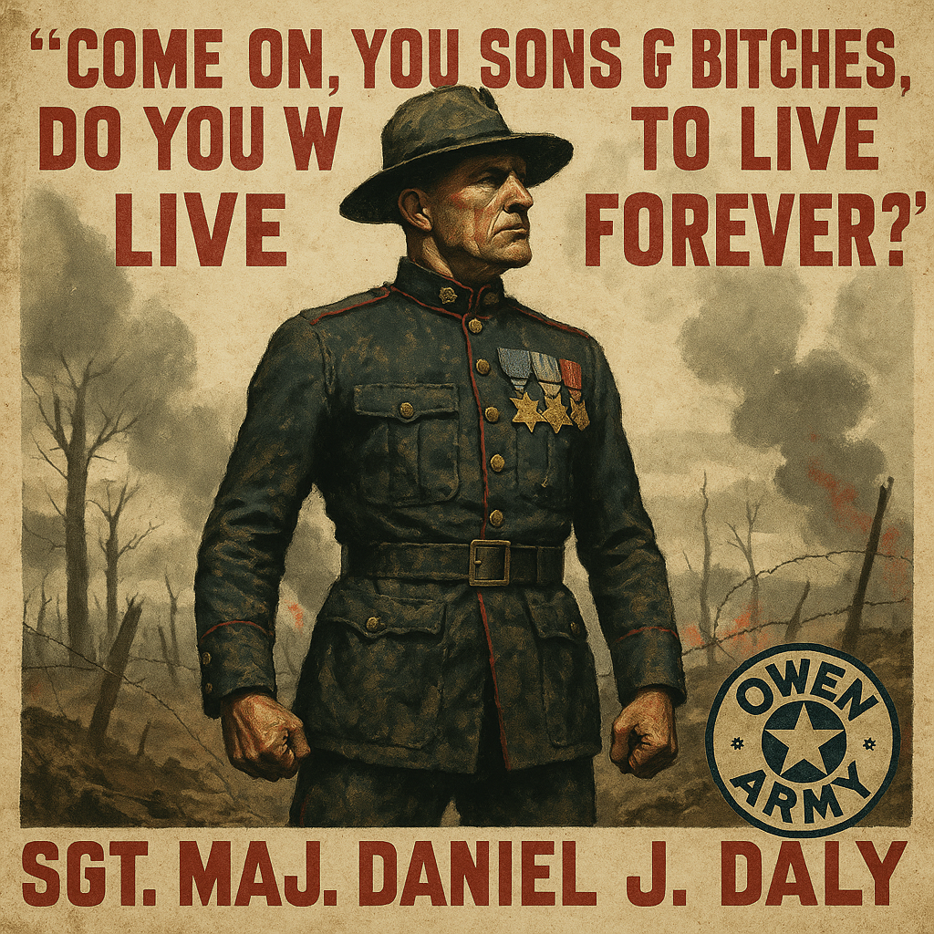 Sgt. Major Daniel J. Daly, Marine with Two Medals of Honor