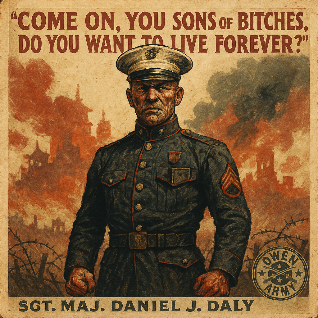 Daniel J. Daly Marine Medal of Honor and the Rallying Cry