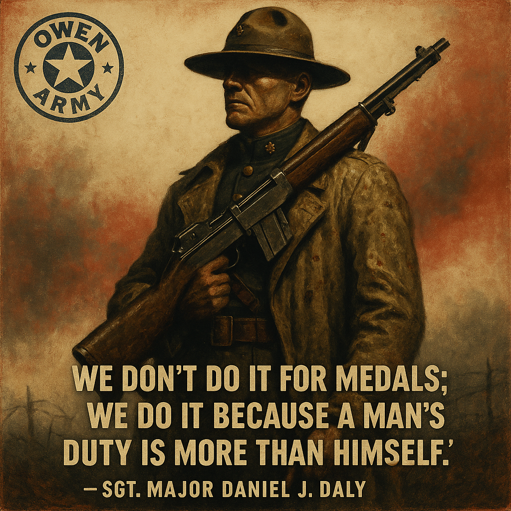 Sgt. Maj. Daniel J. Daly Awarded Two Medals of Honor for Valor