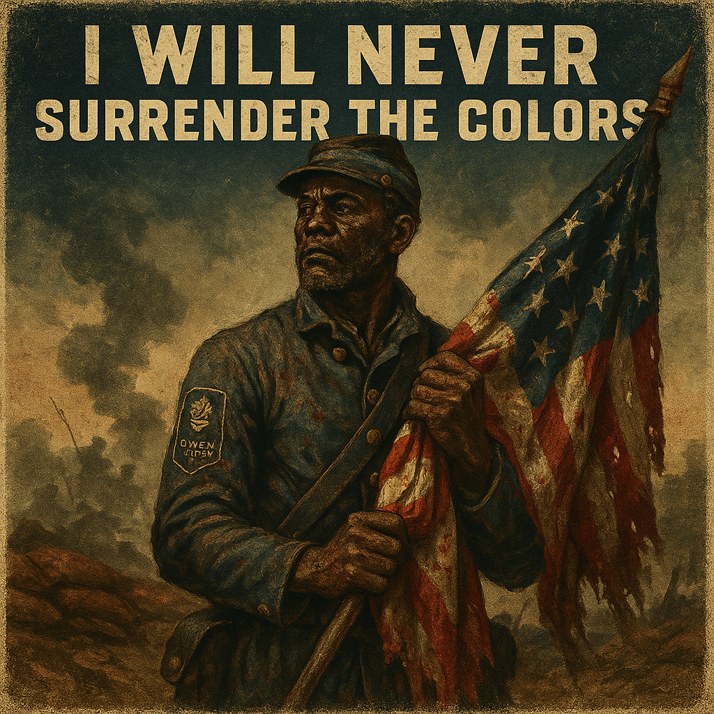 William H. Carney Refused to Surrender the Flag at Fort Wagner